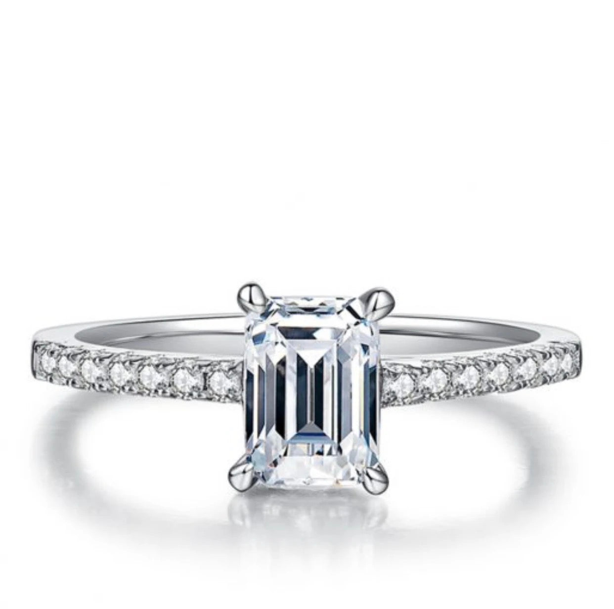 Elle Emerald Cut Ring