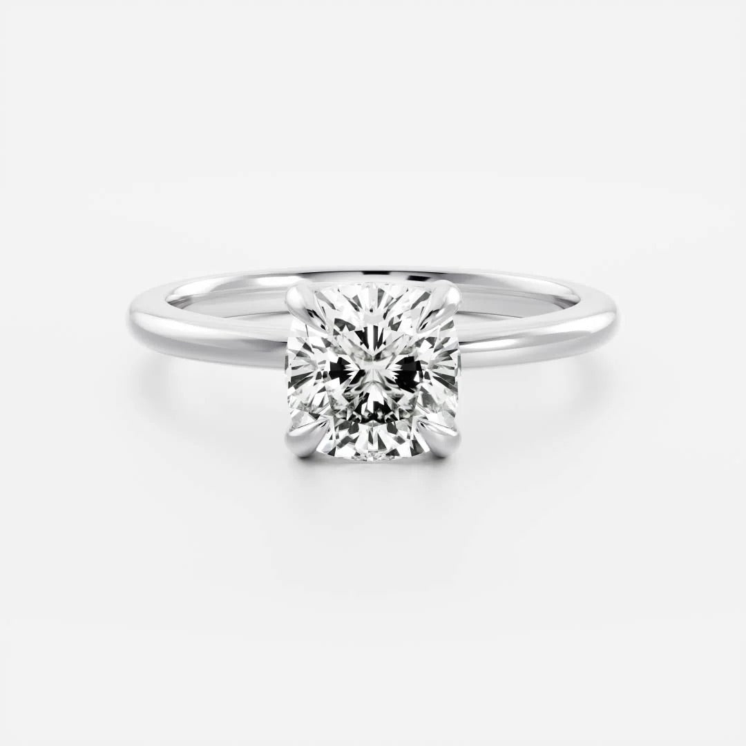 Emira Cushion Solitaire Ring